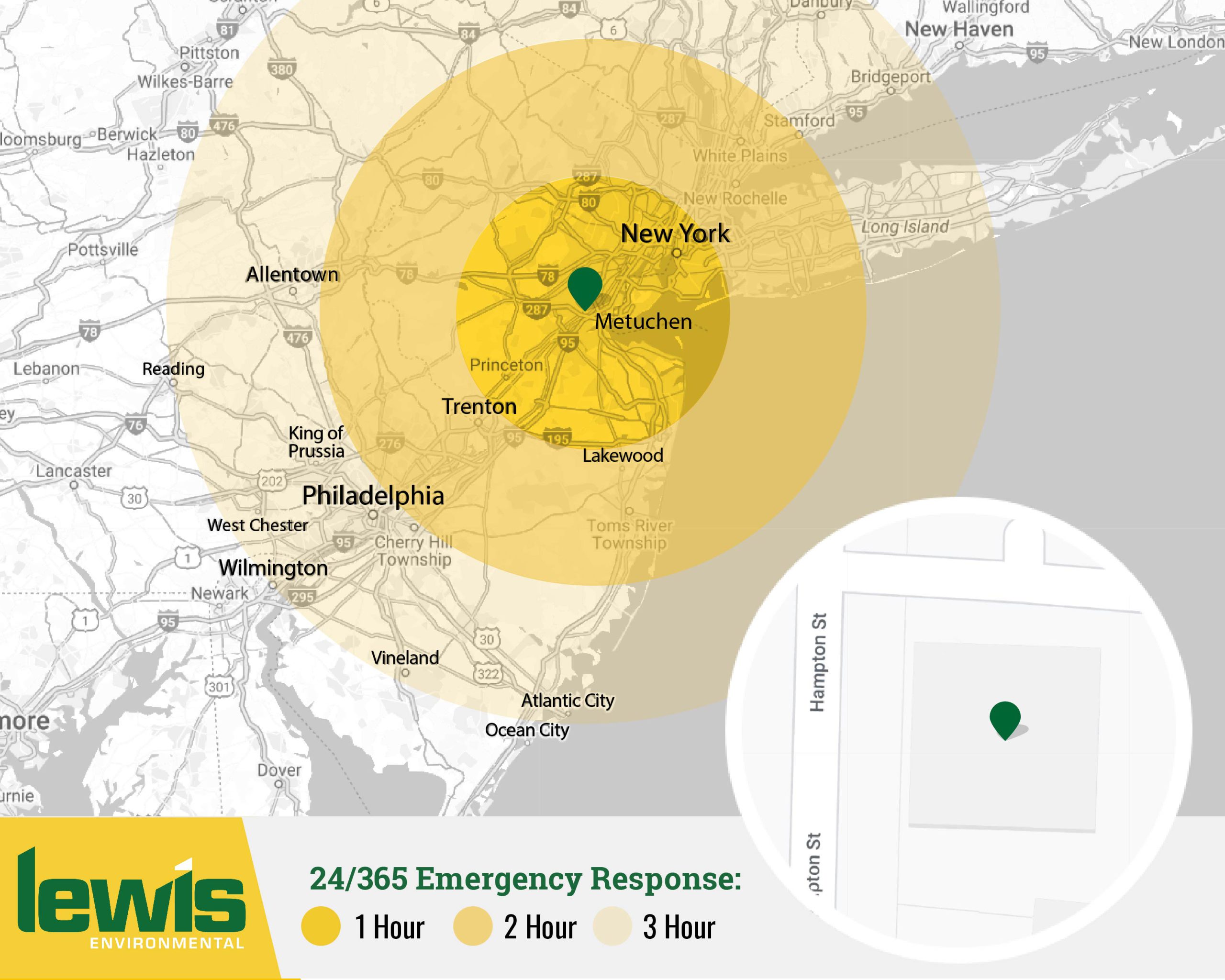 Lewis Environmental Metuchen, NJ Operations Center